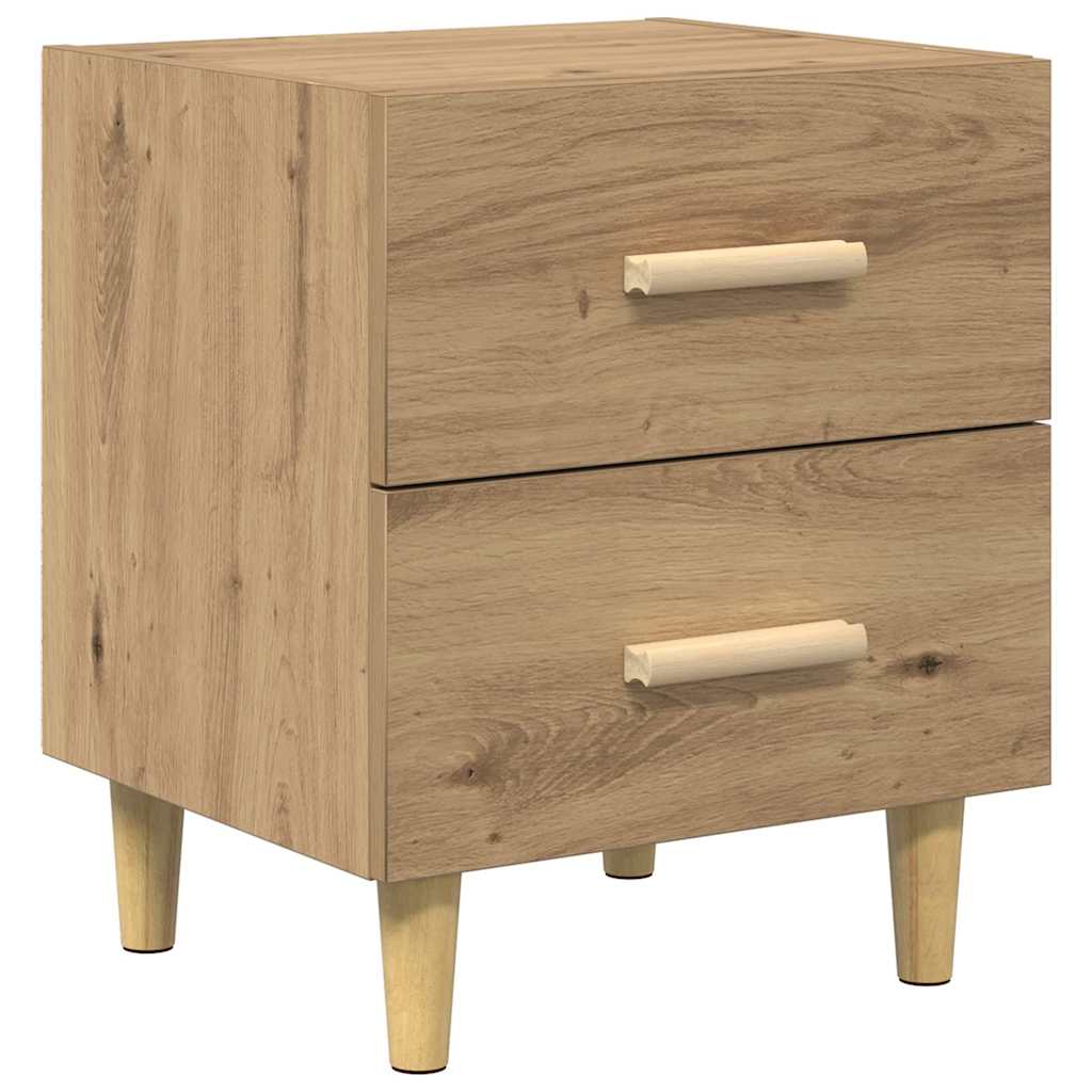 Bed Cabinet 2 pcs Artisan oak 40 x 35 x 47.5 cm Engineered wood